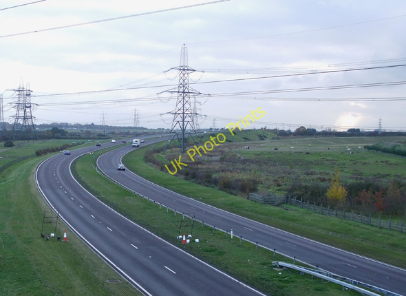 Photo 6"x4" A130 from the bridge Shotgate c2010