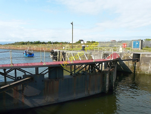 Photo 6"x4" Dock gates, Silloth Blitterlees c2009