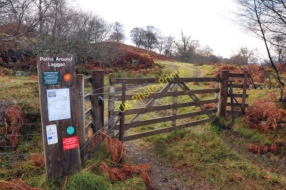Photo 6"x4" Path for the Allt Mhoraidh walk Balgowan\/NN6394 c2010