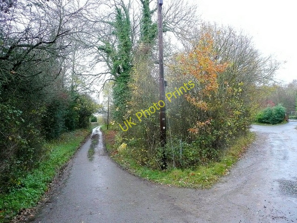 Photo 6"x4" Tracks into common land Upper Hill\/SO4753 c2010