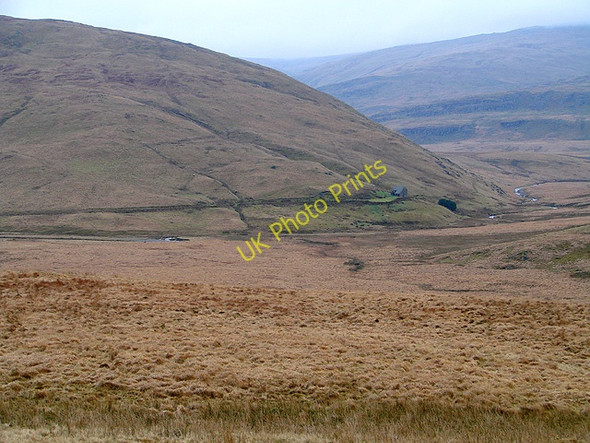 Photo 6"x4" Looking over Cwm Nant y Baracs from the slopes of  Cefn yr Esgair Nant y Baracs c2010