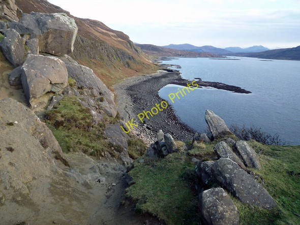 Photo 6"x4" Start of steep descent to Boreraig on the coastal footpath Suisnish\/NG5916 c2010