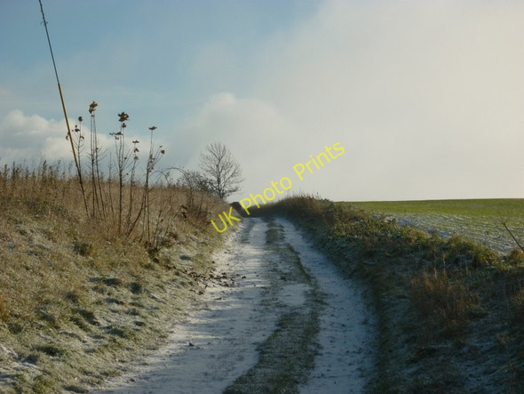 Photo 6"x4" A track to Little Wauldby Farm Riplingham c2010