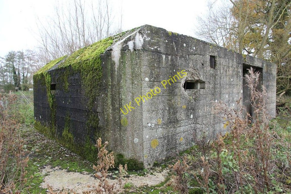 Photo 6"x4" Corner of a pillbox Sheffield Bottom c2010