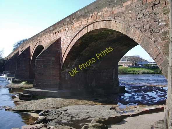Photo 6"x4" Longtown Bridge over the River Esk Longtown\/NY3868 c2008