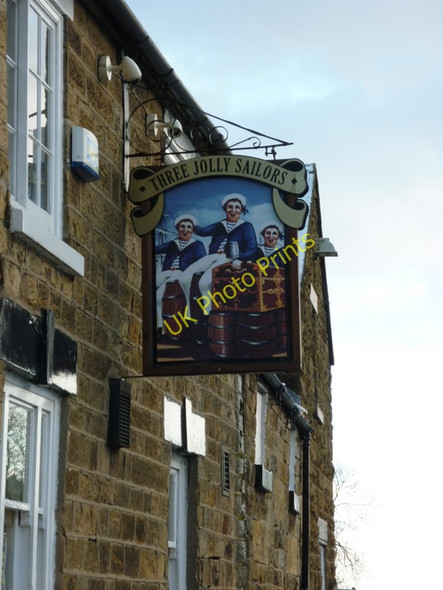 Photo 6"x4" The sign for the Three Jolly Sailors, Burniston Burniston c2010