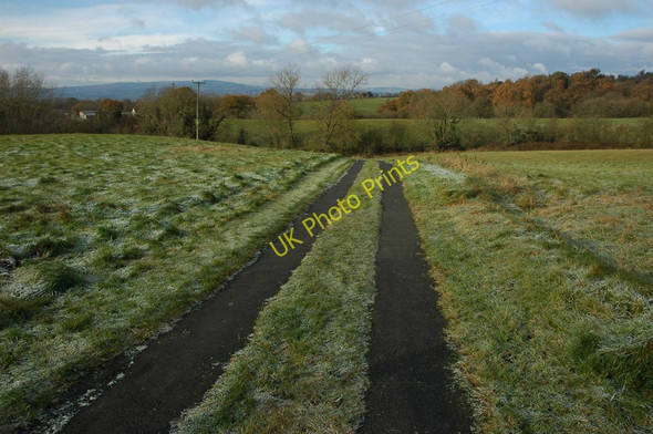 Photo 6"x4" Track at Clows Top Bayton Common c2010