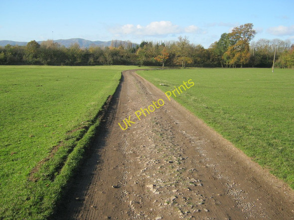 Photo 6"x4" Entrance track to Park Farm Baynhall c2010