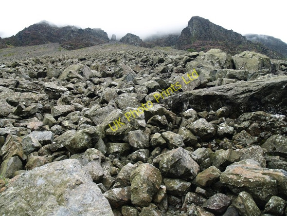 Photo 6"x4" The Screes from the lakeside path Nether Wasdale c2006