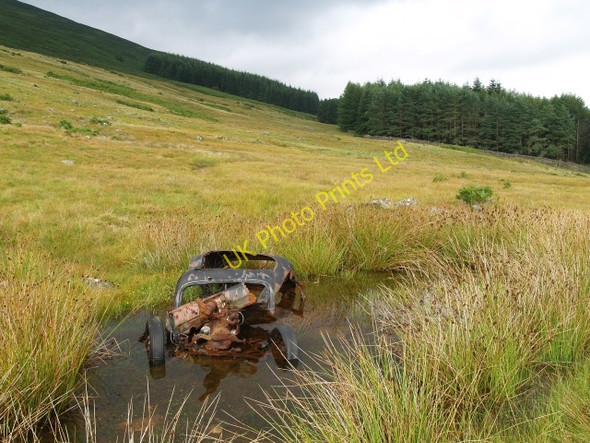 Photo 6"x4" Abandoned car, Miterdale Boot c2006