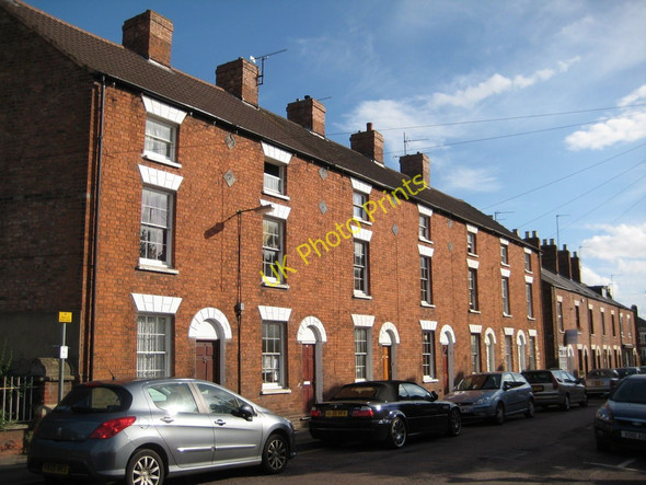 Photo 6"x4" Houses on Chance Street Tewkesbury c2010