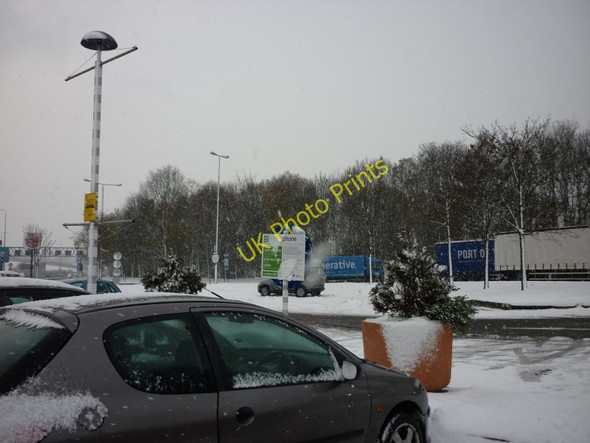 Photo 6"x4" Trowell Services Northbound Strelley c2010