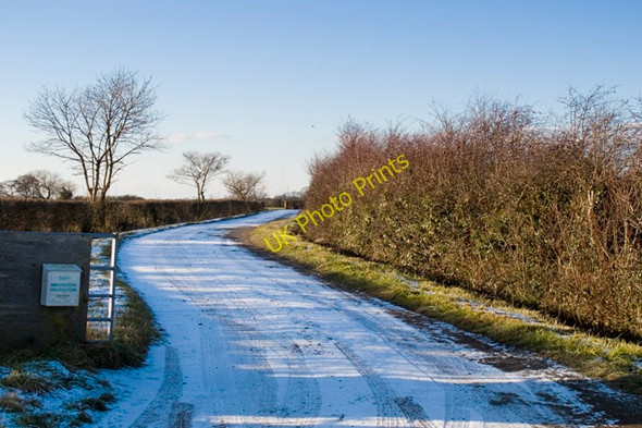 Photo 6"x4" Farm Road off Chapel Lane Catforth Inskip c2010