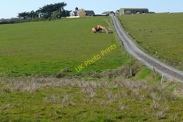 Photo 6"x4" Farmland at Aillroe Beg Loghill c2010
