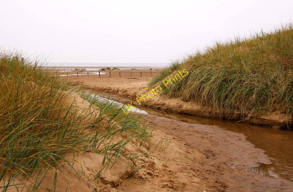 Photo 6"x4" Stream to the sea Ainsdale-on-Sea c2010