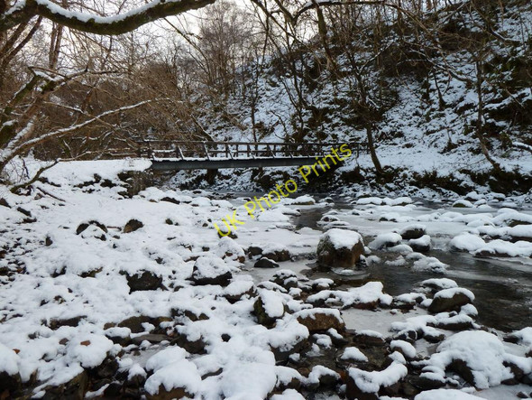 Photo 6"x4" Bridge over Abhainn Chonaig, Morvich Carn-gorm c2010