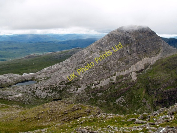 Photo 6"x4" An Ruadh-stac from the SE ridge of Maol Chean-dearg. An Ruadh-Stac c2006