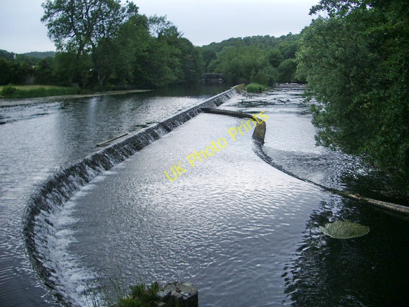 Photo 6"x4" Weirs, River Leven below Newby Bridge Finsthwaite c2008