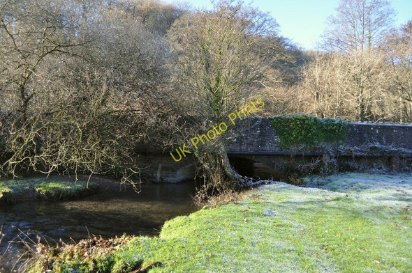 Photo 6"x4" Buckland bridge on the river Caen as seen from downstream Braunton c2010