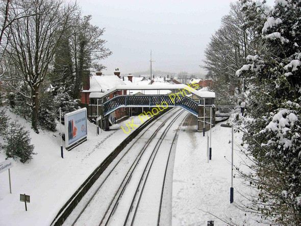 Photo 6"x4" Looking towards London Road Guildford Railway Station Guildford c2010