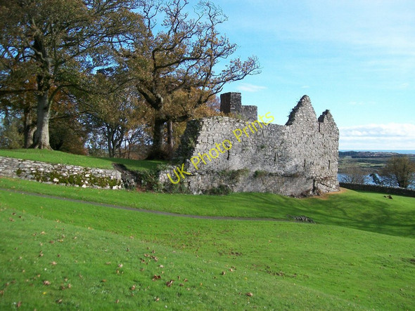 Photo 6"x4" The curtain wall of the Lower Ward of Dundrum Castle Dundrum\/J4036 c2010