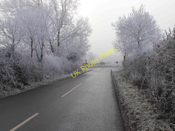 Photo 6"x4" Lane from Billesley towards A46 Alcester Road Billesley\/SP1456 c2010