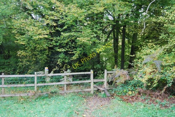 Photo 6"x4" Stile on the Sussex Border Path Cousley Wood c2010