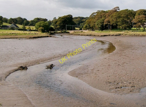Photo 6"x4" The tidal estuary of the Ardilea River from the causeway bridge Clough\/J4040 c2010