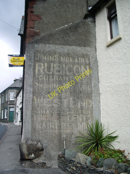 Photo 6"x4" Old advertisement, Church Street, Broughton in Furness Broughton in Furness c2008