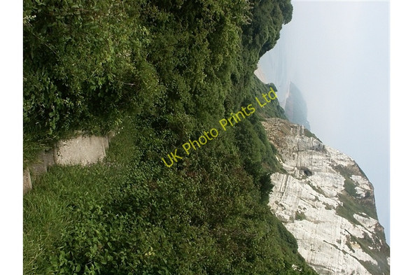 Photo 6"x4" South West Coast Path, Hooken landslide Seaton\/SY2490 c2006