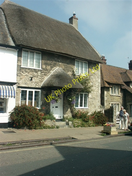 Photo 6"x4" Cottage, main street, Beer Seaton\/SY2490 c2006