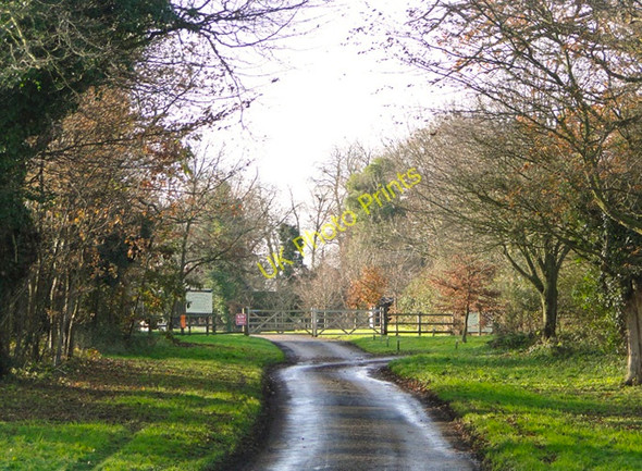 Photo 6"x4" Entrance to South Elmham Hall and the Minster St Margaret South Elmham c2010