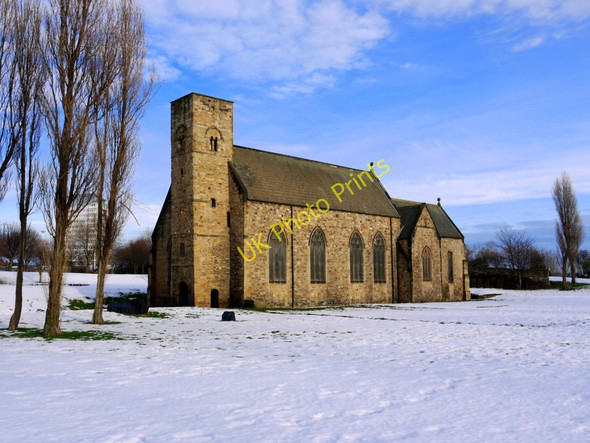 Photo 6"x4" St Peter's Church, Wearmouth Sunderland\/NZ3957 c2010