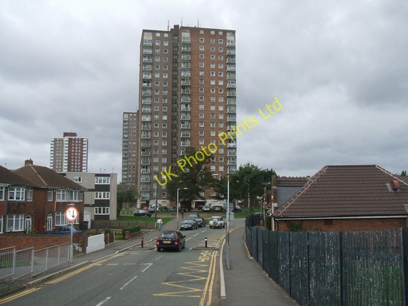 Photo 6"x4" Tower Blocks, Wednesfield Wednesfield c2006