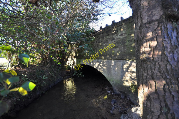 Photo 6"x4" The view from upstream of an unnamed bridge near Heddon Mills on the river Caen Nethercott\/SS4839 c2010