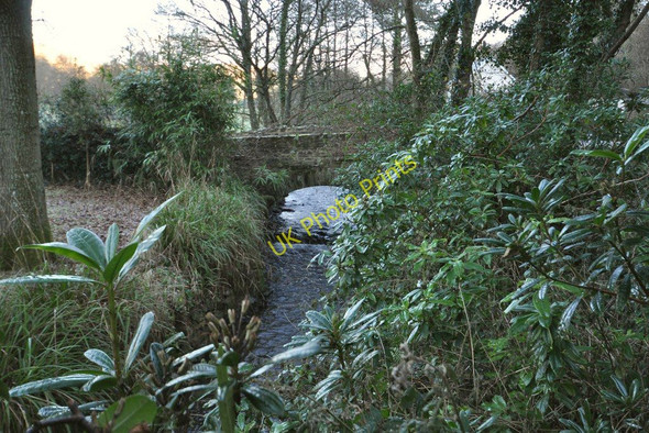 Photo 6"x4" Stony bridge on the river Caen as seen from downstream Knowle\/SS4938 c2010