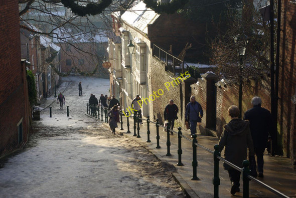 Photo 6"x4" Steep Hill, Lincoln Lincoln c2010