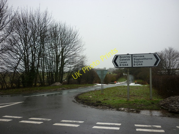 Photo 6"x4" The road to Nunkeeling, East Yorkshire Seaton\/TA1646 c2010