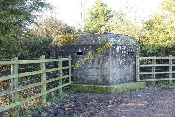 Photo 6"x4" Pillbox at the farm Brighthampton c2010