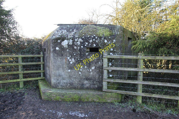 Photo 6"x4" Shifford farm pillbox Brighthampton c2010