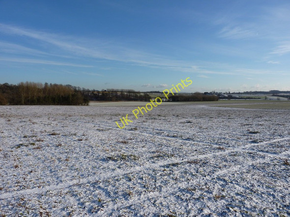 Photo 6"x4" The Worfe valley & Sheepwalk Coppice Hallon c2010