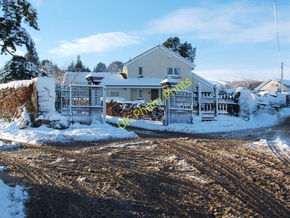 Photo 6"x4" Main entrance of Vale of Leven Cemetery Alexandria c2010