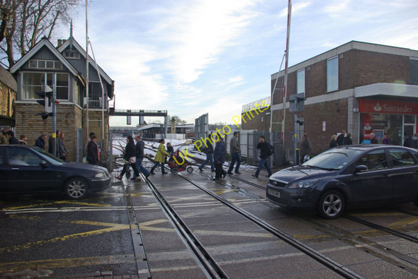 Photo 6"x4" High Street level crossing, Lincoln Lincoln c2010