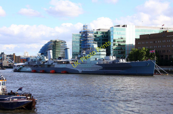 Photo 6"x4" HMS Belfast London c2010