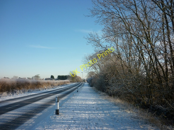 Photo 6"x4" Station Road into Tetney North End\/TA3101 c2010