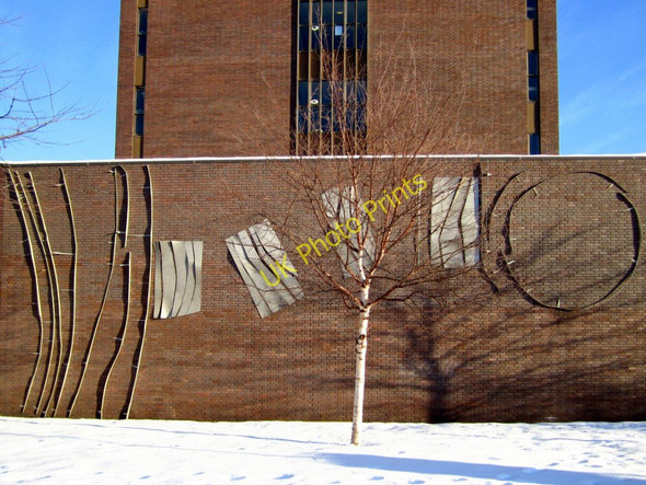 Photo 6"x4" Sculpture by Austin Wright (1981), University of Northumbria, Sandyford Road Newcastle upon Tyne c2010