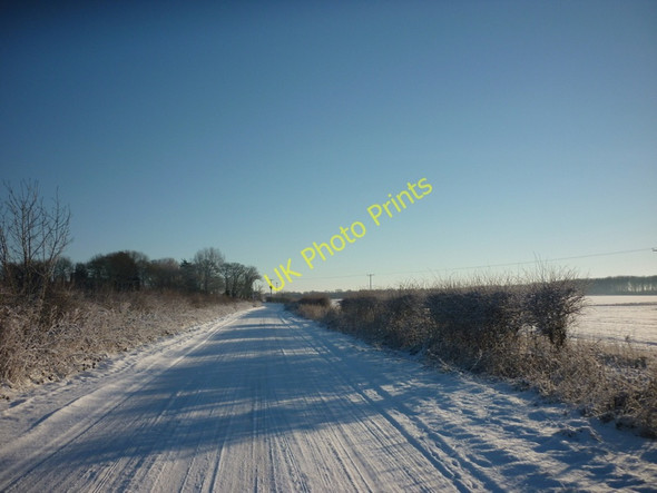 Photo 6"x4" Minor Road to Grimston Garton c2010