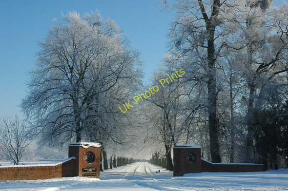Photo 6"x4" Entrance to Earl's Croome Court Earl's Croome c2010