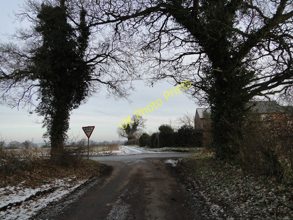 Photo 6"x4" Road junction of Stony Lane, Bilbys and Thurlton Road Brundish\/TM3995 c2010