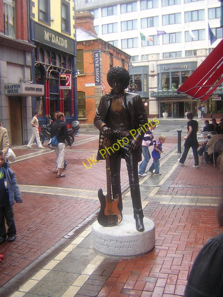 Photo 6"x4" Phil Lynott statue, off Grafton Street, Dublin Dublin\/O1534 c2005